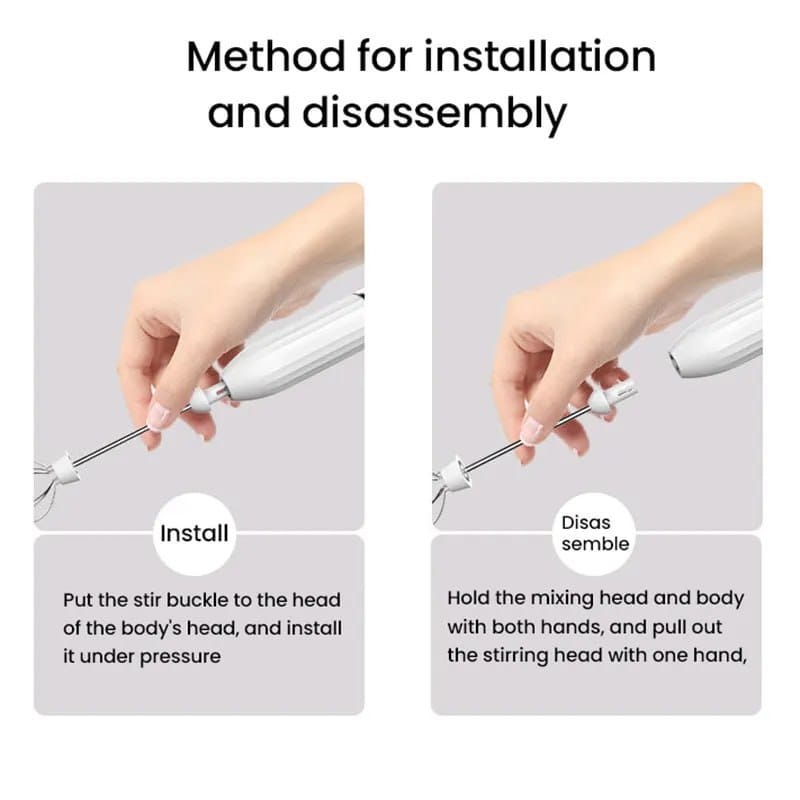 Qitherm - Wireless Electric Handheld Milk Frother