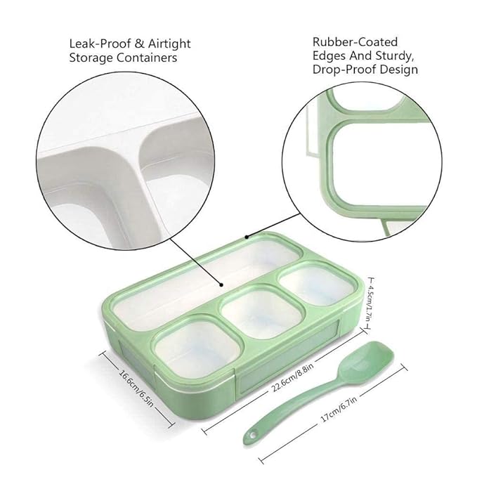 4 Compartment Lunch Box