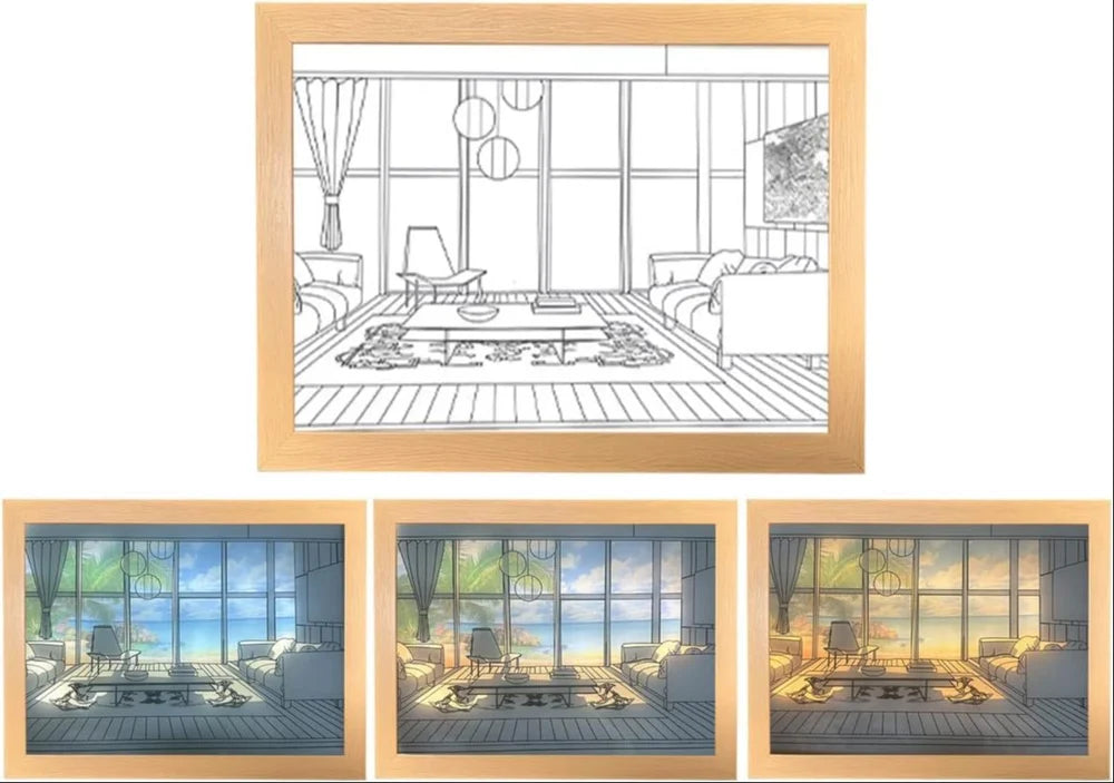 3D Anime Frame