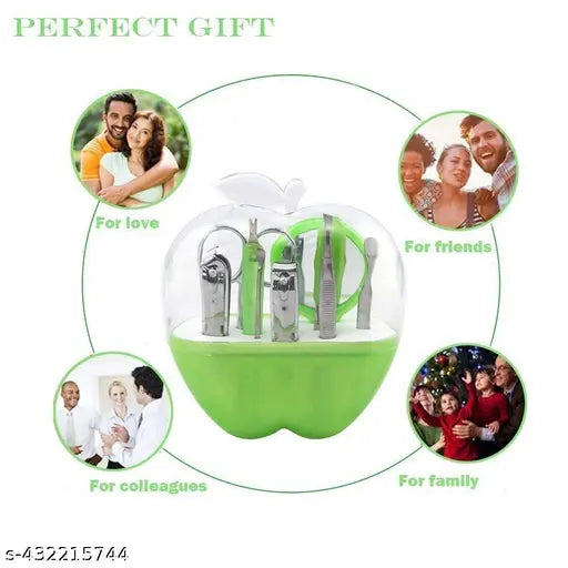 Apple Shape Manicure Set 8 in 1