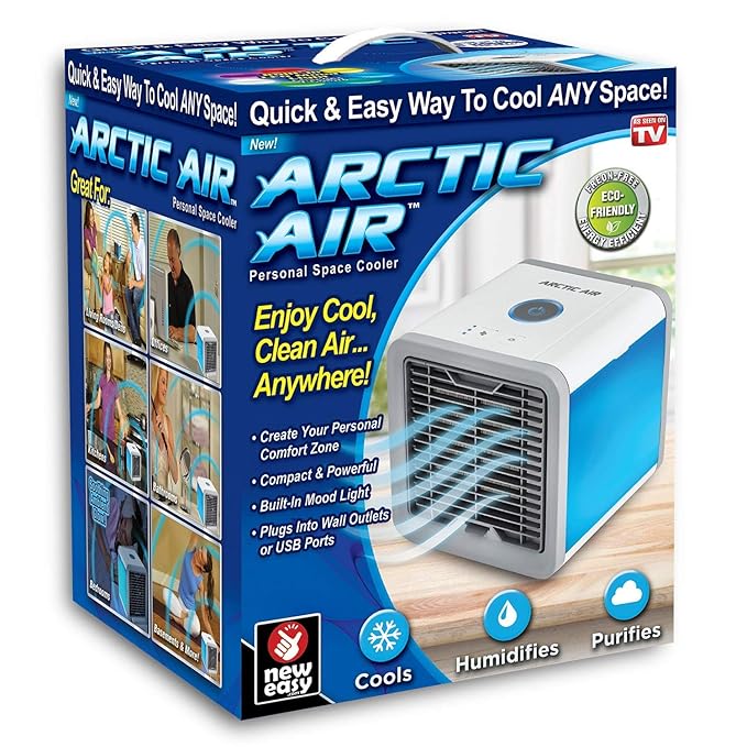 Arctic Air - Portable 3-in-1 Mini Cooler, Air Conditioner Humidifier Purifier