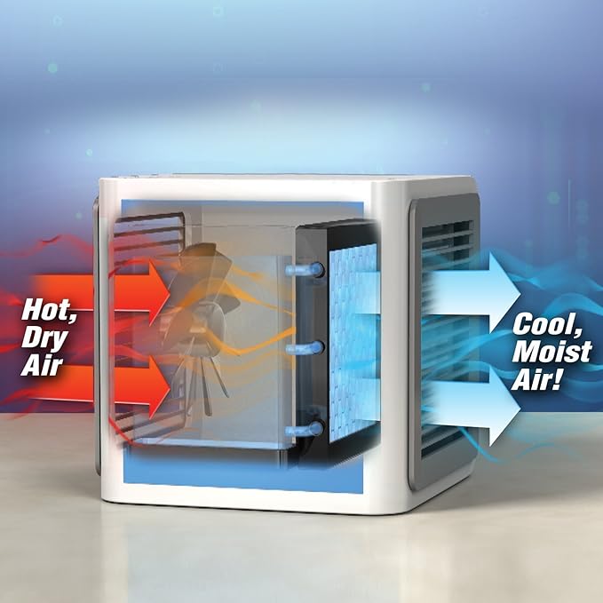 Arctic Air - Portable 3-in-1 Mini Cooler, Air Conditioner Humidifier Purifier