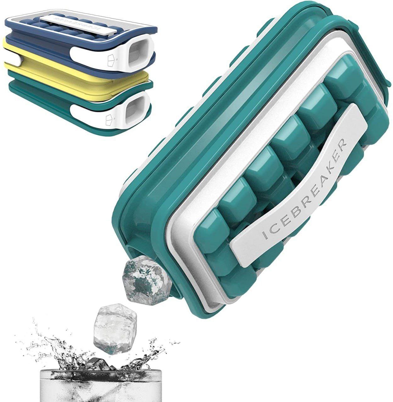 Collapsible Ice ball Maker Bottle | Folding Curling Ice Tray Molds Bar Maker Bag | Ice Cube Trays Silicone with Lids | Iced Drink Water Bottle | Ics Ball Maker | Ice Cube Tray Mold | Ice Maker with Lid