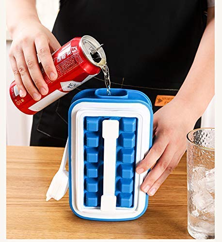 Collapsible Ice ball Maker Bottle | Folding Curling Ice Tray Molds Bar Maker Bag | Ice Cube Trays Silicone with Lids | Iced Drink Water Bottle | Ics Ball Maker | Ice Cube Tray Mold | Ice Maker with Lid