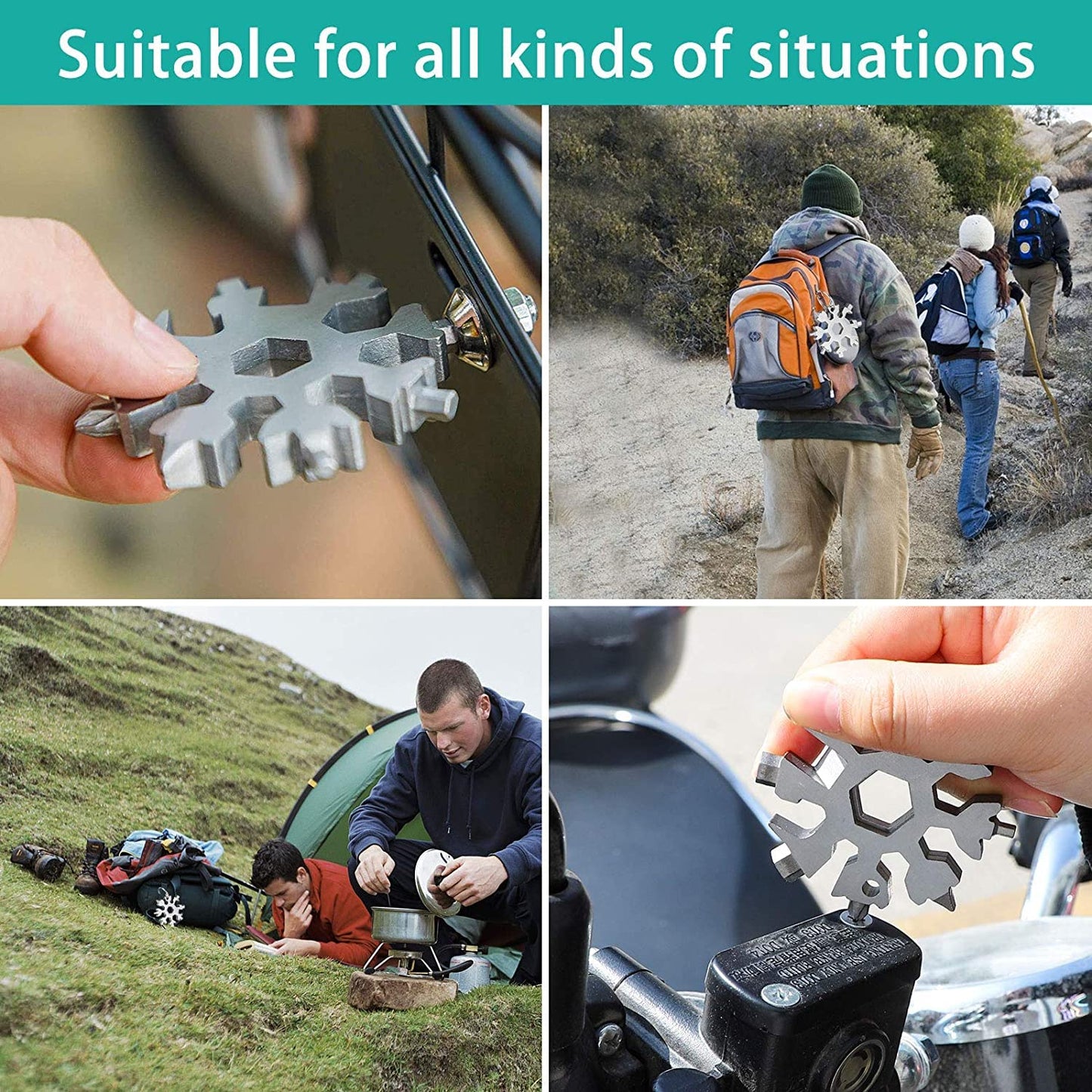 18 in 1 Multifunctional Tool Snowflake