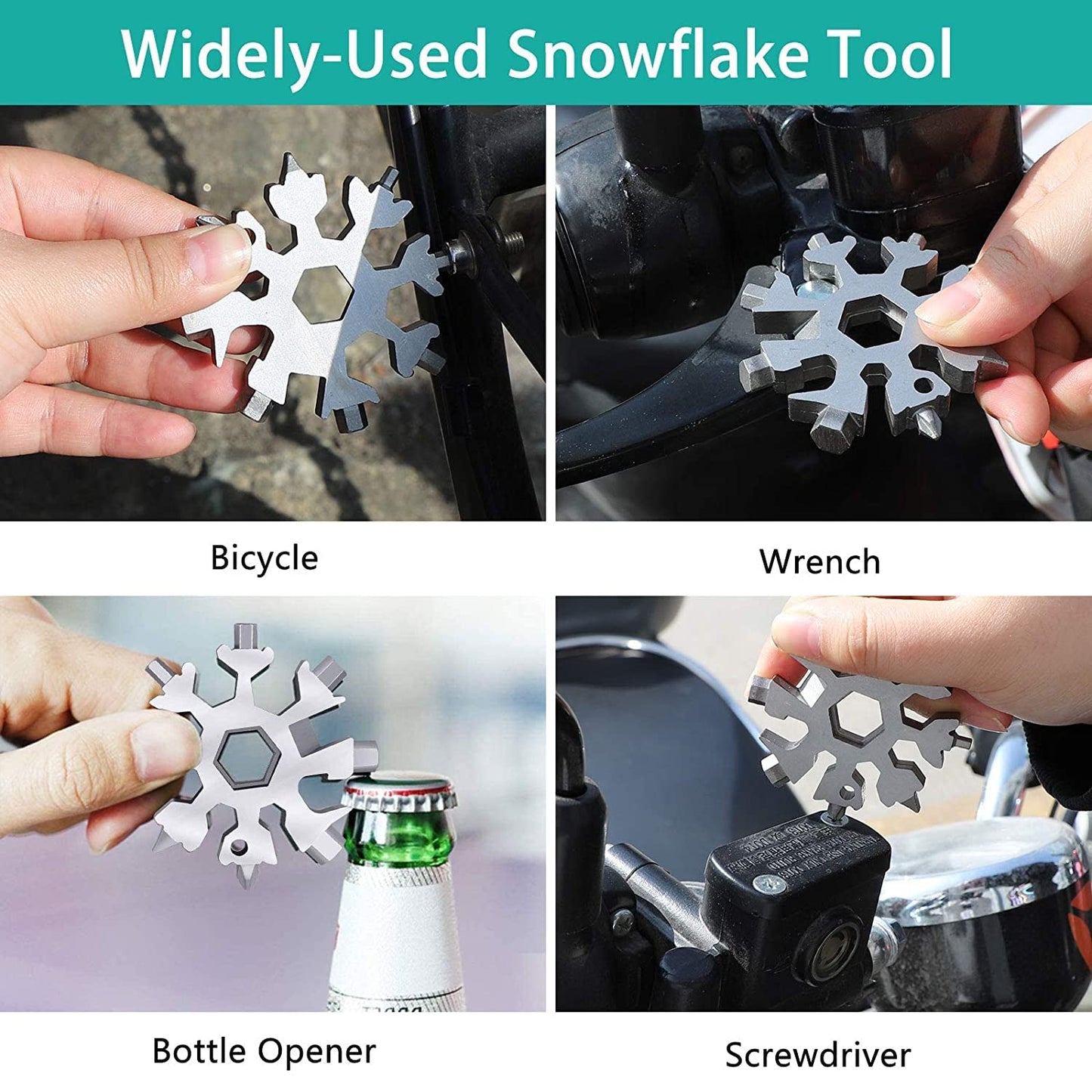 18 in 1 Multifunctional Tool Snowflake