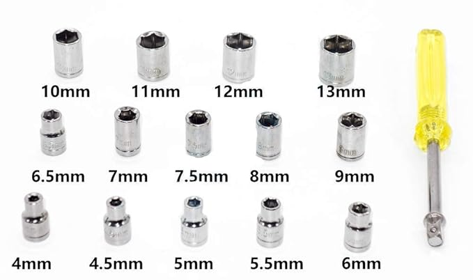 40 in 1 Pcs Tool Kit Screwdriver and Socket Set Screwdriver Set for Home Screwdriver kit Home Tool kit Set(Non-electric)