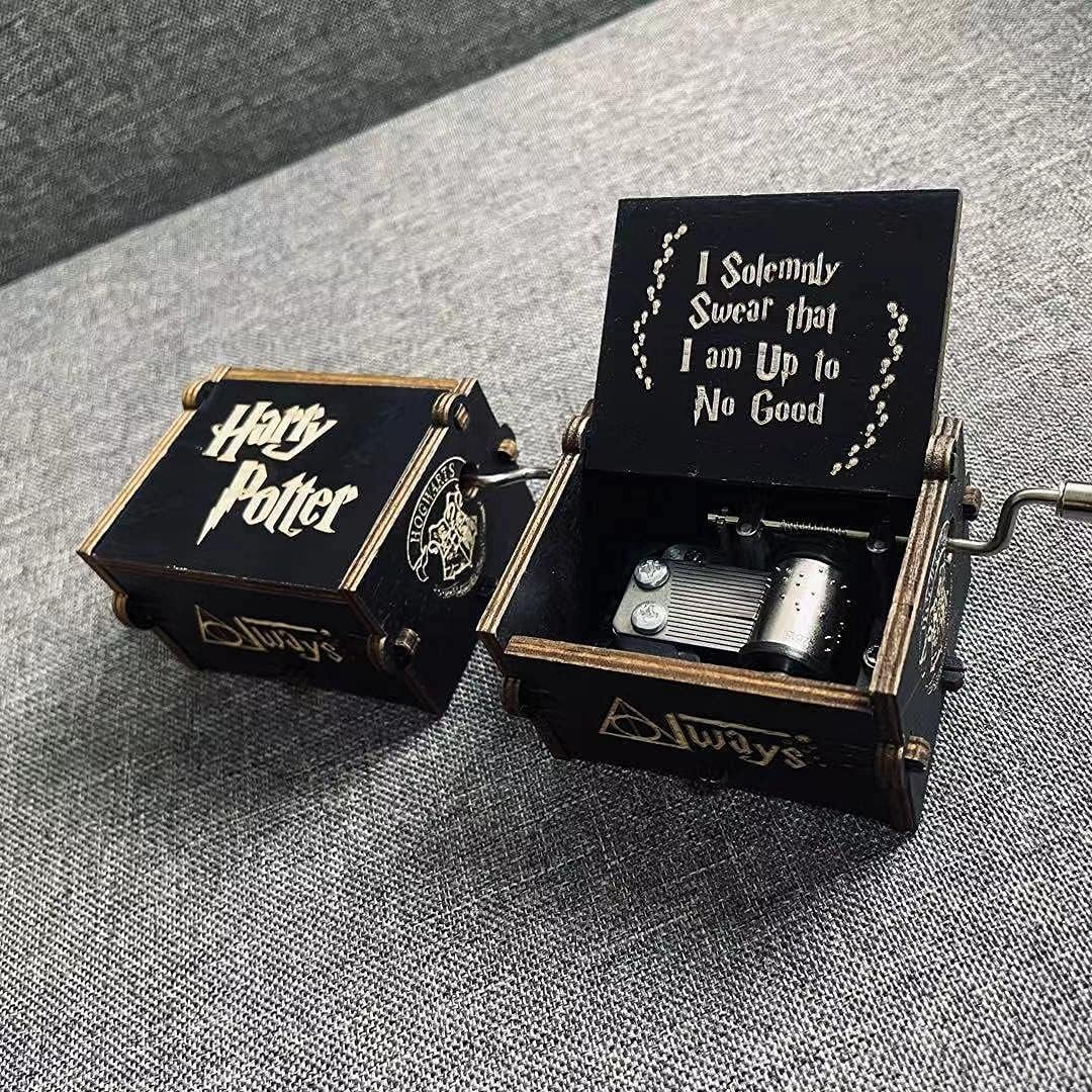Wooden Harry Potter Music Box/Vintage Hand Crank Musical Gifts For Men Birthday Special/Birthday Gift For Girls/Wooden Musical Box Gift For Wife
