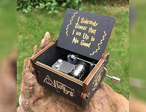 Wooden Harry Potter Music Box/Vintage Hand Crank Musical Gifts For Men Birthday Special/Birthday Gift For Girls/Wooden Musical Box Gift For Wife