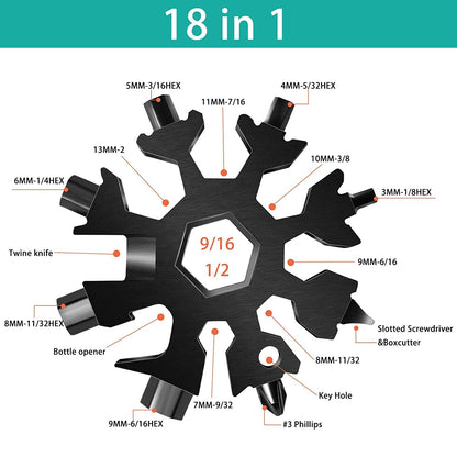 18 in 1 Multifunctional Tool Snowflake